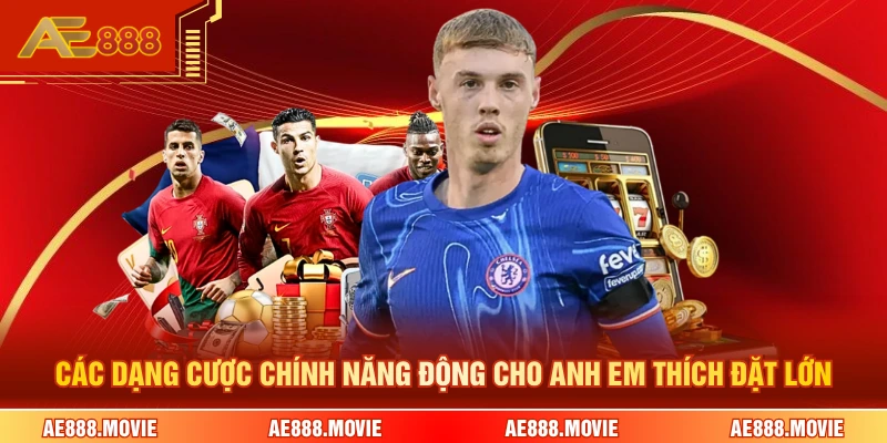 Các dạng cược chính năng động cho anh em thích đặt lớn 